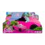 Barbie HBT92 - Cabrio-Fahrzeug, pink mit rollenden Rädern und realistischen Details, 2-Sitzer, Spielzeug Geschenk für Kinder ab 3 Jahren