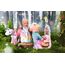 BABY born Einhorn Feen Outfit, buntes Puppenkostüm mit Flügeln und Einhorn-Motiv für 43 cm Puppen, 829301 Zapf Creation