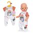 BABY born Strampler mit Dschungelmotiv & kurzen Ärmeln - Hochwertiges Puppenzubehör - Kleidung geeignet für alle Puppen der Größe 36 cm