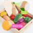 Spielküche Zubehör Holz, Holz Obst und Gemüse zum Schneiden, Kinderküche Zubehör, Spielobst zum Schneiden, Kinder Simulation Lernspielzeug Rollenspiele Geschenk