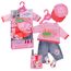 Baby Born Snack Shop Outfit, Outfit mit Cap, Schuhen und Rucksack für 43cm Puppen, 835944 Zapf Creation