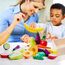 Dilpeak Hölzernes Küche Kinder Spielzeug, Schneiden Sie Obst und Gemüse Magnetspielzeug, Kochen Lebensmittel Simulation Bildungs und Farbe Wahrnehmung für Vorschulalter Kleinkinder Jungen Mädchen