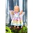 BABY born Einhorn Feen Outfit, buntes Puppenkostüm mit Flügeln und Einhorn-Motiv für 43 cm Puppen, 829301 Zapf Creation