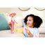 Barbie - Blonde Puppe mit pink-weißem Badeanzug, Sonnenhut, Tragetasche und Strand-Accessoires, für Kinder ab 3 Jahren, HPL73