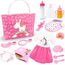 Baby Puppe Zubehör -Babypuppe Fütterung und Pflege Set mit Windel Puppenwickeltasche Flaschen für Mädchen Spielzeug Geschenk, Puppenzubehör Puppenkleidung passen 14-16 Zoll 18 Zoll und 43 cm Puppe