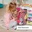 BABY born Regenbogenschrank - Aufbewahrung für Puppenkleidung - Mit leuchtendem Regenbogen & fröhlichen Sounds - Hochwertiges Puppen Zubehör inkl. Schuhbladen, Kleiderbügel & Stickern