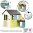 Smoby Life - Pretty Spielhaus mit Küche (110x127x145 cm) mit Mind. 50 Recycling-Anteil - wetterfestes Gartenhaus für Kinder mit Sommerküche - Outdoor-Kinderhaus für Garten oder Terrasse - ab 2 Jahre