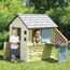Smoby Life - Pretty Spielhaus mit Küche (110x127x145 cm) mit Mind. 50 Recycling-Anteil - wetterfestes Gartenhaus für Kinder mit Sommerküche - Outdoor-Kinderhaus für Garten oder Terrasse - ab 2 Jahre