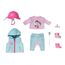 BABY born Deluxe Reiter-Outfit mit Hose, Stiefeln und Helm für 43 cm Puppen, 831175 Zapf Creation