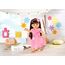 BABY Born Trendy Blumenkleid, Puppenkleid aus rosa Spitzenstoff mit Haarband für 43 cm Puppen, 832684 Zapf Creation