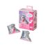 BABY born Sneakers silber, Puppenschuhe in Silber-Metallic mit pinken Streifen für 43 cm Puppen, 831762 Zapf Creation