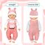 Kleidung Outfits für Baby Puppen,Kleidung Puppenkleidung 35-43 cm,Baby Puppensachen puppenzubehör mit Hut Langarm Hose Geschenk für Kinder Mädchen Jungen(Puppen Nicht Enthalten)