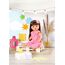 BABY Born Trendy Blumenkleid, Puppenkleid aus rosa Spitzenstoff mit Haarband für 43 cm Puppen, 832684 Zapf Creation