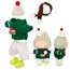 Verdelume Weihnachtsgrün 5-TLG. Puppenset für 17cm Labubu, mit Kapuze, Schal, Pullover, Hose, Schuhen Jungen & Mädchen, (Labubu-Puppe)