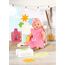 BABY Born Trendy Blumenkleid, Puppenkleid aus rosa Spitzenstoff mit Haarband für 43 cm Puppen, 832684 Zapf Creation