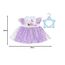 Baby Annabell Kleid Tutu lila 43cm, Puppenkleid mit Tüll und Sternen für 43 cm Puppen, 710296 Zapf Creation