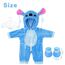 Aolso Kleidung Outfits für Baby Puppen, Babypuppenkleidung für 14–18 Zoll große Puppen, 35–45 cm große Babypuppen, Puppe Zubehör, Neue Puppenkleidungs-Outfits, Geschenke für Mädchen (Stich)