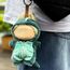 Grüner Dinosaurier-Overall Kleidung für Labubu, EIN-teilige 17cm Puppenbekleidung mit Kapuze, Geschenkidee für Jungen und Mädchen, 1 Stück (Ohne Labubu-Puppe)