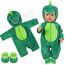 Aolso Kleidung Outfits für Baby Puppen, Babypuppenkleidung für 14–18 Zoll große Puppen, 35–45 cm große Babypuppen, Puppe Zubehör, Neue Puppenkleidungs-Outfits, Geschenke für Mädchen (Dinosaurier)