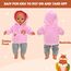 Kleidung Outfits für Baby Puppen, Herbst Puppenkleidung 36-45cm, Puppen Kleidung, Puppenkleidung mit Kapuzensweatshirt und Hose, Animal Element Puppenkleidungsset Geschenk für Kinder, Mädchen Jungen