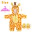 Aolso Kleidung Outfits für Baby Puppen, Babypuppenkleidung für 14–18 Zoll große Puppen, 35–45 cm große Babypuppen, Puppe Zubehör, Neue Puppenkleidungs-Outfits, Geschenke für Mädchen (Giraffe)