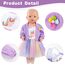 Aolso Puppenkleidungsset, 14–18 Zoll Puppenkleidung, Puppenzubehör passend für 35–45 cm, Babypuppenkleidung mit 1 Kleiderbügel, Geburtstagsgeschenk für Mädchen (Einhornkleid)