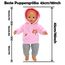 Kleidung Outfits für Baby Puppen, Herbst Puppenkleidung 36-45cm, Puppen Kleidung, Puppenkleidung mit Kapuzensweatshirt und Hose, Animal Element Puppenkleidungsset Geschenk für Kinder, Mädchen Jungen