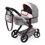 Bayer Design 17033AA Puppenwagen Xeo mit Tasche, höhenverstellbarer Griff, Schwenkschieber, wandelbar als Puppenjogger, bewegliche Vorderräder, integrierter Korb