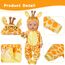 Aolso Kleidung Outfits für Baby Puppen, Babypuppenkleidung für 14–18 Zoll große Puppen, 35–45 cm große Babypuppen, Puppe Zubehör, Neue Puppenkleidungs-Outfits, Geschenke für Mädchen (Giraffe)