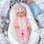 Aolso Kleidung Outfits für Baby Puppen, Babypuppenkleidung für 14–18 Zoll große Puppen, 35–45 cm große Babypuppen, Puppe Zubehör, Neue Puppenkleidungs-Outfits, Geschenke für Mädchen (Einhorn)