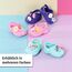 BABY born Schuhe mit Pins, EIN Paar Bunte Puppenclogs mit Zubehör für 43 cm Puppen, Farbe Nicht frei wählbar 832837 Zapf Creation