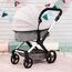 Bayer Design 17031AA Puppenwagen Xeo mit Tasche, höhenverstellbarer Griff, Schwenkschieber, wandelbar als Puppenjogger, bewegliche Vorderräder, integrierter Korb