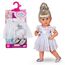 BABY born Ballerina-Outfit - Body & Tüll-Rock mit Schwanen-Stickerei - Inkl. Haarreif mit Krone & Schuhen - Hochwertiges Puppenzubehör - Kleidung geeignet für Puppen der Größe 43 cm