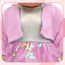 Xerteam Rosa Puppenkleider, Puppenkleidung 43cm 36cm 38cm, Puppenkleid mit Tüll und Schmetterling Strickjacke Socke mit Schleife Stirnband, Süße Puppenkleidung für Mädchengeburtstag
