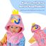 BABY born Bademantel - Mit Enten-Kapuze & verschiedenfarbigen Ärmeln - Hochwertiges Puppenzubehör - Kleidung geeignet für Puppen der Größe 43 cm