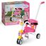 BABY born Dreirad mit Lenkstange, Trike mit funktionsfähigen Rädern, für 36 cm und 43 cm Puppen, 835456 Zapf Creation