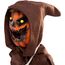 Spooktacular Creations Scary Scarecrow Pumpkin Wackelkopf Kostüm mit Kürbis Halloween Maske für Kinder Rollenspiele (XXL (14-16yr))