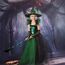 Generisch Hexenkostüm Kinder - Hexenkostüm Mädchen Set 4-Teilig：Hexenhut,Tasche,Kleid Mit Zauberstab Cosplay Elegant Witch Costume Hexe Kostüm Für Faschingskostüme Karneval Kostüm Party