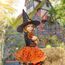 Hexenkostüm Kinder,Halloween Kostüm kinder Hexe Mädchen,Tütü Hexen Verkleidung Set für Halloween mit Hexenhut und Besen,Tüllrock Spinnenkostüm für kinder,Karneval Mottoparty Halloween Accessoiresf