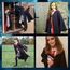 Zauberer Kostüm Kinder, CJBIN 8 Teiliges Umhang Kinder, Zauberer Umhang mit Bluse,Rock,Socken,Zauberstab,Brille,Krawatte Halskette,Zau-berer Cosplay Kos-tüm,Halloween KostümKinder für Karneval Cosplay