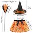 Hexenkostüm Kinder,Halloween Kostüm kinder Hexe Mädchen,Tütü Hexen Verkleidung Set für Halloween mit Hexenhut und Besen,Tüllrock Spinnenkostüm für kinder,Karneval Mottoparty Halloween Accessoiresf