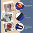 LATERN 6Pcs Superheld Cape und Maske, Cartoon Superheld Kostüme Verkleiden sich Spielzeug für Kinder Jungen Mädchen Geburtstag Party Favors