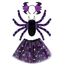 23GUANYI Kostüm Spinne Halloween Kostüm Spinne Verkleidung für Halloween Rollenspiele Party (Violett)
