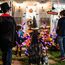TETSMG Halloween Kostüme Spinne Rucksack, Halloween Deko Horror Plüsch Spinnen Kostüm für Kinder und Erwachsene mit 8 modi Lichtern, Spinnenkostüm, Süßigkeitentasche, Lustige Kostüm Kinder Spinne