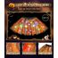 Johiux Hexenkostüm Kinder Mädchen - Halloween Kostüm & Karnevalskleidung mit Zauberhut Bonbontüte für 3-8 Jahre,LED Tüllrock mit Hexen Hut Faschingskostüme Kinder Mädche.