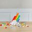 Plus-Plus 9604262 Geniales Konstruktionsspielzeug, Regenbogen, Kreativ-Bausteine Tube, 240 Teile