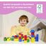 Eichhorn 100010171 100 bunte Holzbausteine in der Aufbewahrungsbox mit Kordel und Sortierdeckel, für Kinder ab 1 Jahr