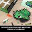 MEGA Pokémon Bisasam im Retro-Look - mit Pixel Art Steinen zusammenbaubare 15 cm großes Spielzeug, inklusive Basis zur Wandmontage, für Erwachsene Liebhaber und Sammler, HTH75