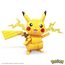 Mega Pokémon Figuren, Medium Pikachu Figur zum Zusammenbauen, Höhe: 10cm, beweglich, kompatibel mit allen Bausets von Mega Construx, Pokémon Spielzeug, Spielzeug ab 7 Jahre, GMD31