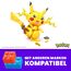 Mega Pokémon Figuren, Medium Pikachu Figur zum Zusammenbauen, Höhe: 10cm, beweglich, kompatibel mit allen Bausets von Mega Construx, Pokémon Spielzeug, Spielzeug ab 7 Jahre, GMD31